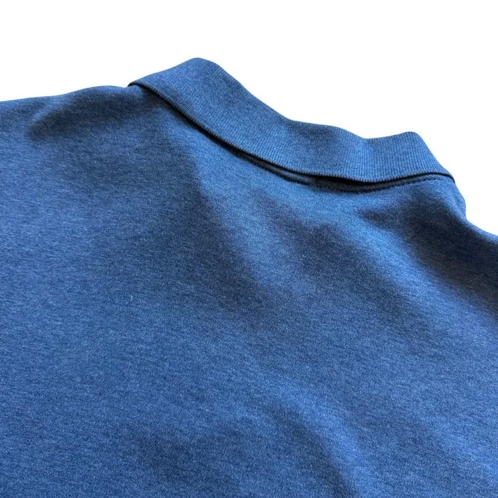 Polo Ralph Lauren Polo Shirt Mens XL Blue Heather Short Sleeve Golf Office Pony